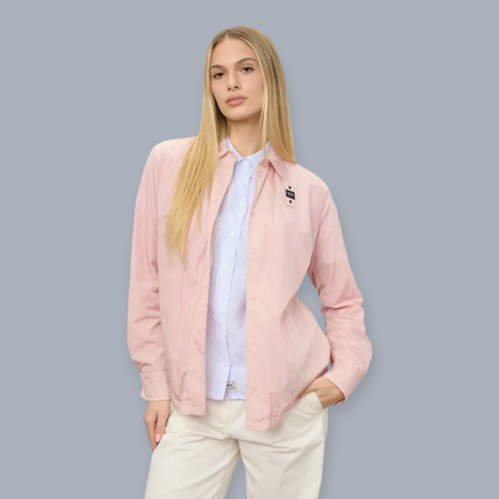 BLAUERR GIACCA CAMICIA DONNA FODERATA IN RETE SHIRLEY P/E 26 2