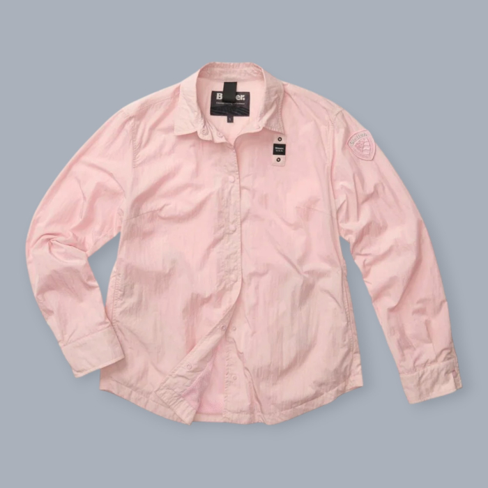 BLAUERR GIACCA CAMICIA DONNA FODERATA IN RETE SHIRLEY P/E 26