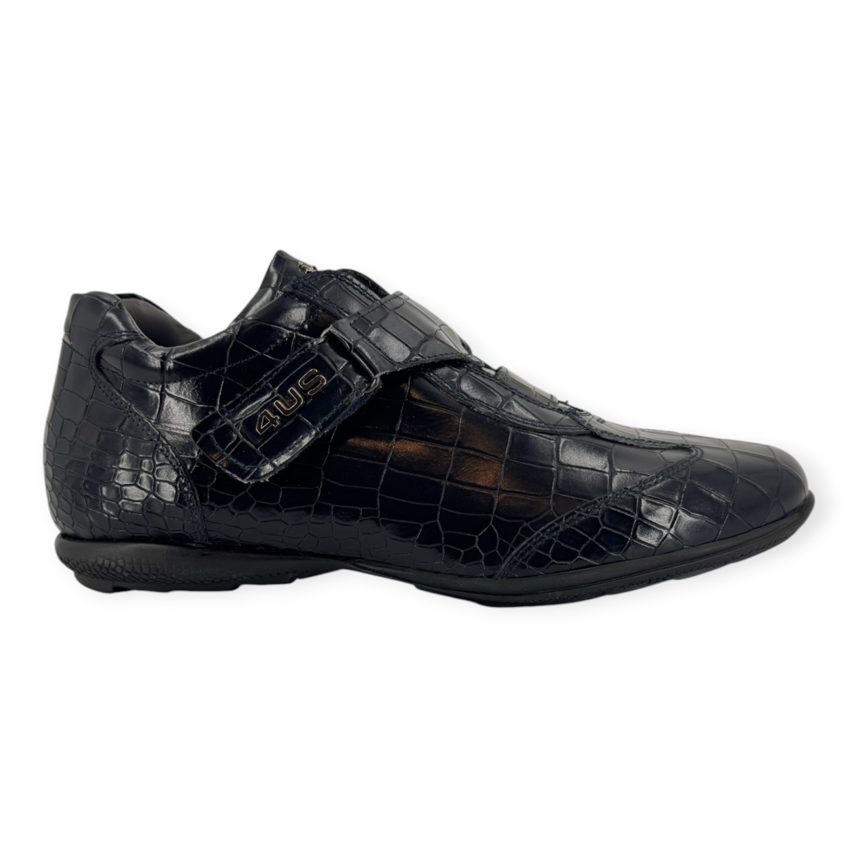 CESARE PACIOTTI 4US CON STRAPPO STAMPA COCCO SNEAKERS UOMO